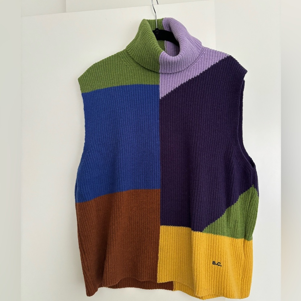 Bobo Choses colour block turtleneck